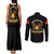 Breaking Barriers: Black Valor Couples Matching Tank Maxi Dress and Long Sleeve Button Shirt - Wonder Print Shop