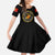 Breaking Barriers: Black Valor Family Matching Long Sleeve Bodycon Dress and Hawaiian Shirt - Wonder Print Shop