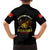 Breaking Barriers: Black Valor Family Matching Off The Shoulder Long Sleeve Dress and Hawaiian Shirt - Wonder Print Shop