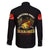 Breaking Barriers: Black Valor Family Matching Off The Shoulder Long Sleeve Dress and Hawaiian Shirt - Wonder Print Shop