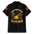 Breaking Barriers: Black Valor Family Matching Puletasi and Hawaiian Shirt - Wonder Print Shop