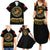Breaking Barriers: Black Valor Family Matching Summer Maxi Dress and Hawaiian Shirt - Wonder Print Shop