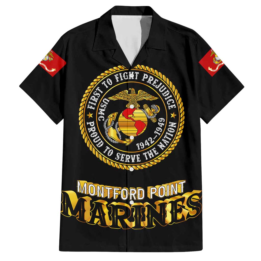 Breaking Barriers: Black Valor Hawaiian Shirt - Wonder Print Shop