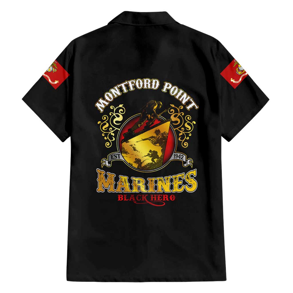 Breaking Barriers: Black Valor Hawaiian Shirt - Wonder Print Shop