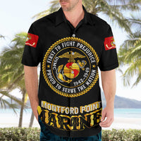 Breaking Barriers: Black Valor Hawaiian Shirt - Wonder Print Shop