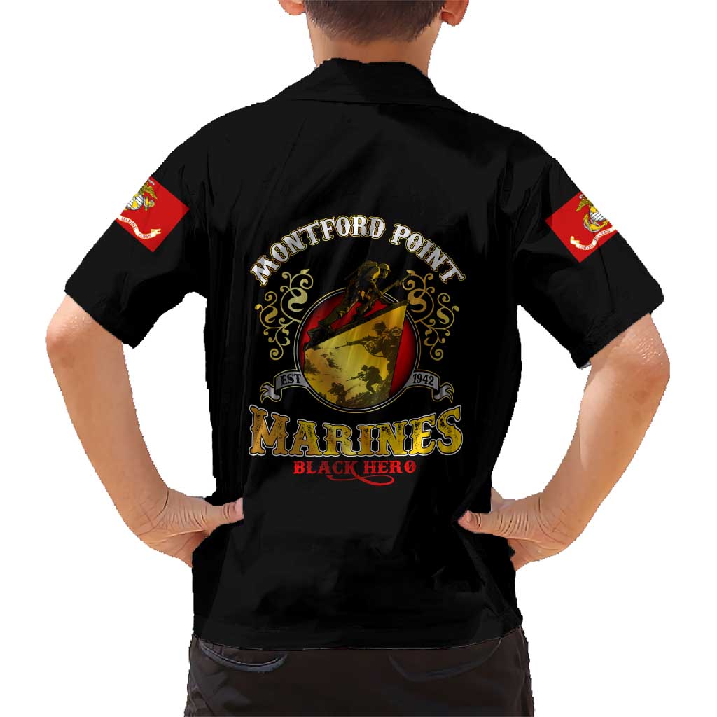 Breaking Barriers: Black Valor Hawaiian Shirt - Wonder Print Shop