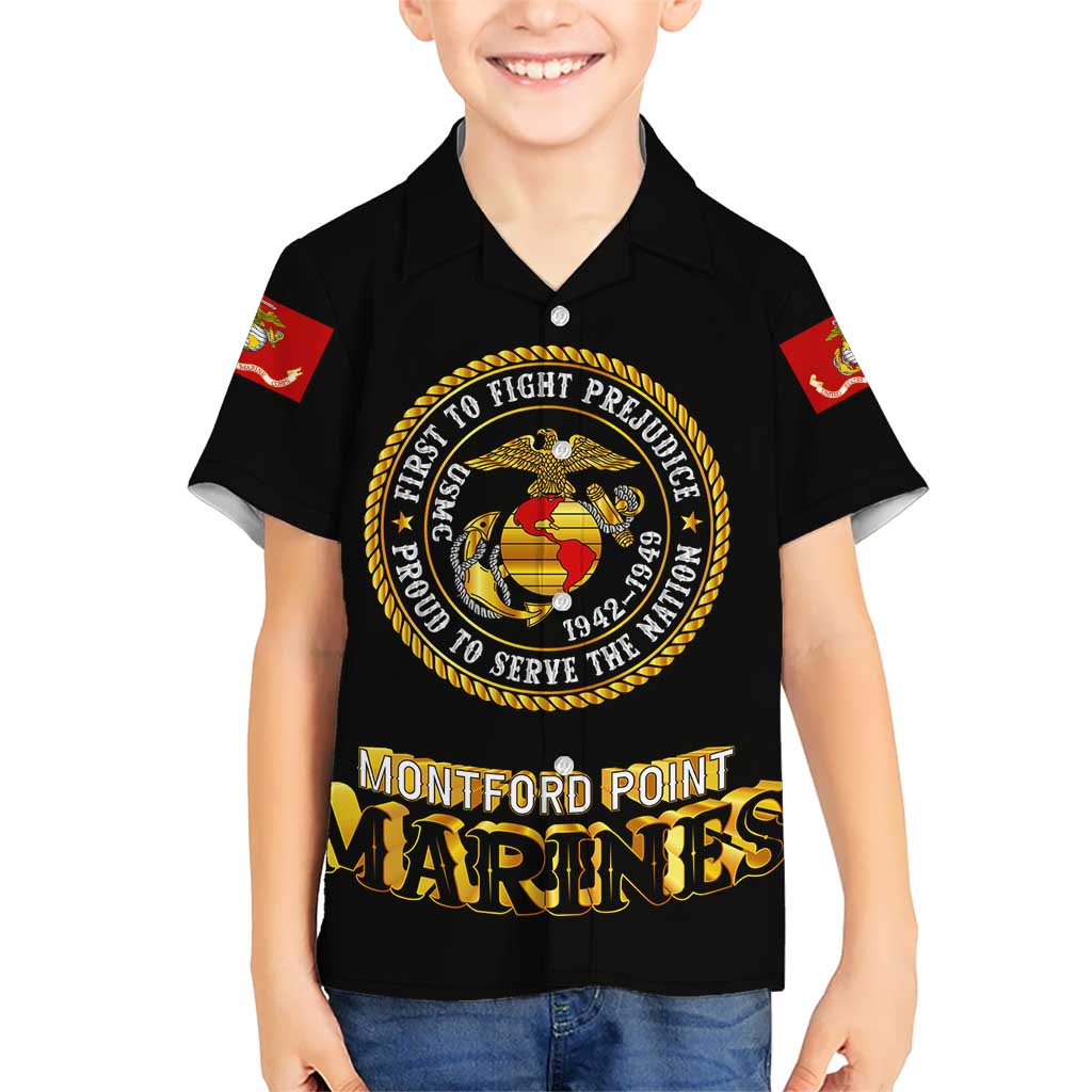 Breaking Barriers: Black Valor Kid Hawaiian Shirt - Wonder Print Shop