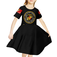 Breaking Barriers: Black Valor Kid Short Sleeve Dress - Wonder Print Shop