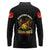 Breaking Barriers: Black Valor Long Sleeve Polo Shirt - Wonder Print Shop