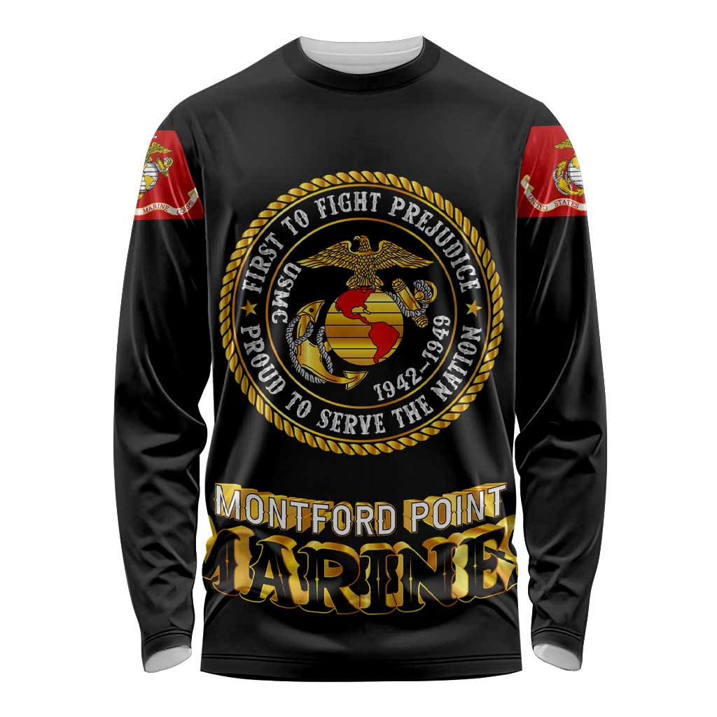 Breaking Barriers: Black Valor Long Sleeve Shirt - Wonder Print Shop