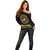 Breaking Barriers: Black Valor Off Shoulder Sweater - Wonder Print Shop