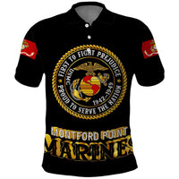 Breaking Barriers: Black Valor Polo Shirt - Wonder Print Shop
