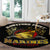 Breaking Barriers: Black Valor Round Carpet - Wonder Print Shop