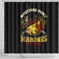 Breaking Barriers: Black Valor Shower Curtain - Wonder Print Shop