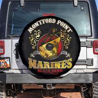 Breaking Barriers: Black Valor Spare Tire Cover - Wonder Print Shop