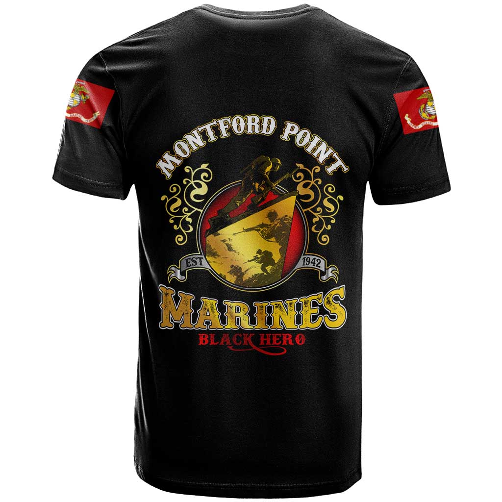 Breaking Barriers: Black Valor T Shirt - Wonder Print Shop