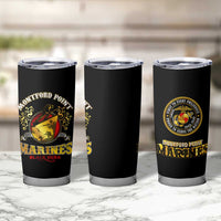 Breaking Barriers: Black Valor Tumbler Cup - Wonder Print Shop