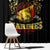 Breaking Barriers: Black Valor Window Curtain - Wonder Print Shop