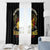 Breaking Barriers: Black Valor Window Curtain - Wonder Print Shop