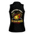 Breaking Barriers: Black Valor Women Sleeveless Polo Shirt - Wonder Print Shop