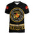 Breaking Barriers: Black Valor Women V-Neck T-Shirt - Wonder Print Shop