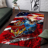 Serving The Nation Despite Injustice Area Rug - Wonder Print Shop