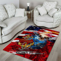 Serving The Nation Despite Injustice Area Rug - Wonder Print Shop