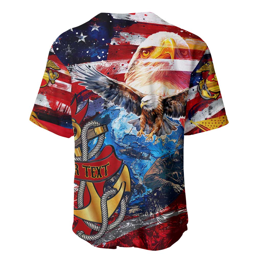 Serving The Nation Despite Injustice Baseball Jersey - Wonder Print Shop
