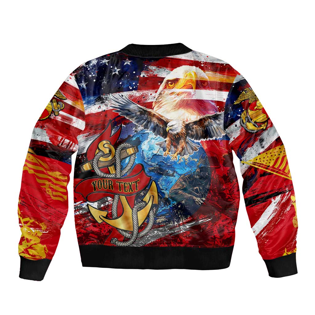 Serving The Nation Despite Injustice Bomber Jacket - Wonder Print Shop