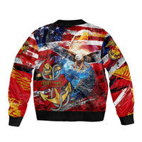 Serving The Nation Despite Injustice Bomber Jacket - Wonder Print Shop