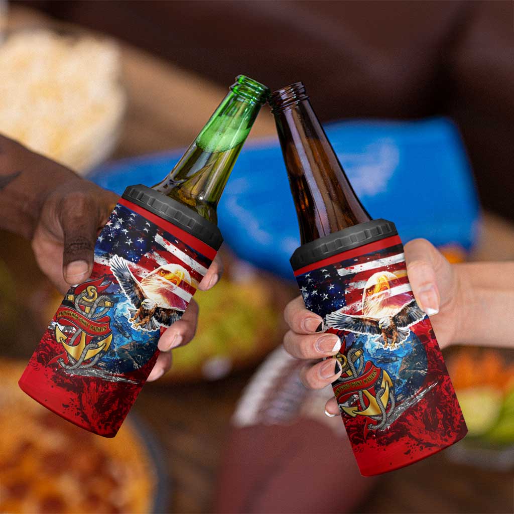 Serving The Nation Despite Injustice 4 in 1 Can Cooler Tumbler - Wonder Print Shop