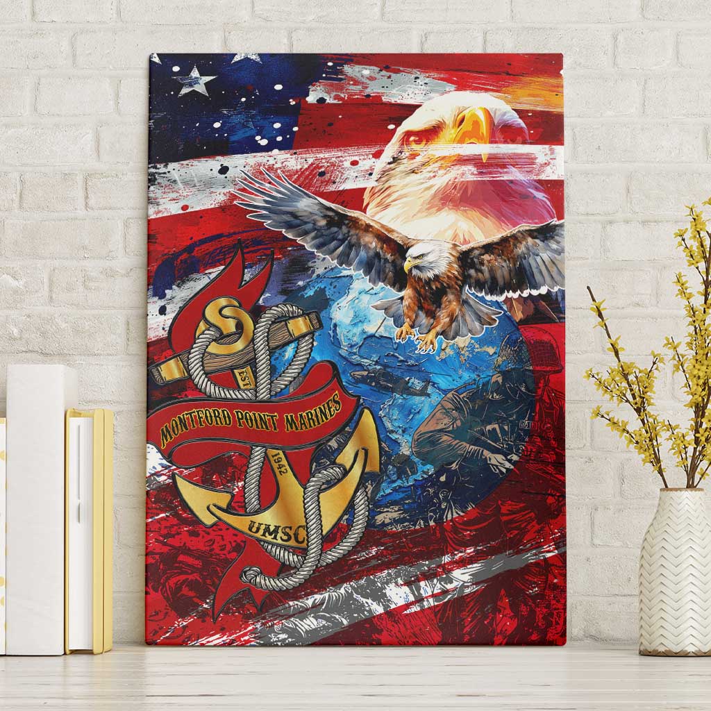 Serving The Nation Despite Injustice Canvas Wall Art - Wonder Print Shop