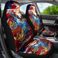 Serving The Nation Despite Injustice Car Seat Cover - Wonder Print Shop