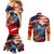 Serving The Nation Despite Injustice Couples Matching Mermaid Dress and Long Sleeve Button Shirt - Wonder Print Shop