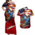 Serving The Nation Despite Injustice Couples Matching Off Shoulder Maxi Dress and Hawaiian Shirt - Wonder Print Shop