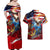 Serving The Nation Despite Injustice Couples Matching Off Shoulder Maxi Dress and Hawaiian Shirt - Wonder Print Shop