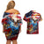 Serving The Nation Despite Injustice Couples Matching Off Shoulder Short Dress and Hawaiian Shirt - Wonder Print Shop