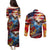 Serving The Nation Despite Injustice Couples Matching Puletasi and Long Sleeve Button Shirt - Wonder Print Shop