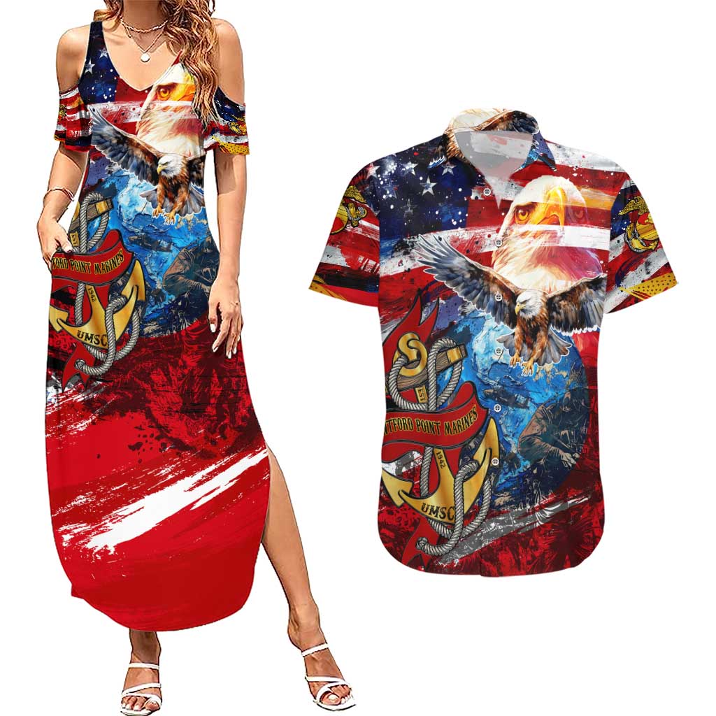 Serving The Nation Despite Injustice Couples Matching Summer Maxi Dress and Hawaiian Shirt - Wonder Print Shop