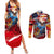 Serving The Nation Despite Injustice Couples Matching Summer Maxi Dress and Long Sleeve Button Shirt - Wonder Print Shop