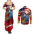 Serving The Nation Despite Injustice Couples Matching Summer Maxi Dress and Long Sleeve Button Shirt - Wonder Print Shop