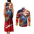 Serving The Nation Despite Injustice Couples Matching Tank Maxi Dress and Long Sleeve Button Shirt - Wonder Print Shop
