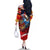 Serving The Nation Despite Injustice Family Matching Off The Shoulder Long Sleeve Dress and Hawaiian Shirt - Wonder Print Shop