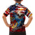 Serving The Nation Despite Injustice Family Matching Off Shoulder Maxi Dress and Hawaiian Shirt - Wonder Print Shop