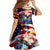 Serving The Nation Despite Injustice Family Matching Off Shoulder Maxi Dress and Hawaiian Shirt - Wonder Print Shop