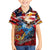 Serving The Nation Despite Injustice Family Matching Off Shoulder Maxi Dress and Hawaiian Shirt - Wonder Print Shop