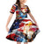 Serving The Nation Despite Injustice Family Matching Off Shoulder Short Dress and Hawaiian Shirt - Wonder Print Shop