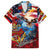 Serving The Nation Despite Injustice Family Matching Off Shoulder Short Dress and Hawaiian Shirt - Wonder Print Shop