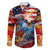 Serving The Nation Despite Injustice Family Matching Off Shoulder Short Dress and Hawaiian Shirt - Wonder Print Shop