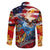 Serving The Nation Despite Injustice Family Matching Off Shoulder Short Dress and Hawaiian Shirt - Wonder Print Shop